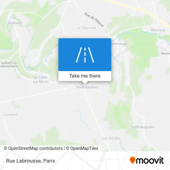 Mapa Rue Labrousse