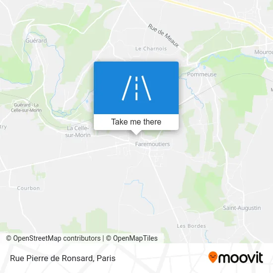 Rue Pierre de Ronsard map