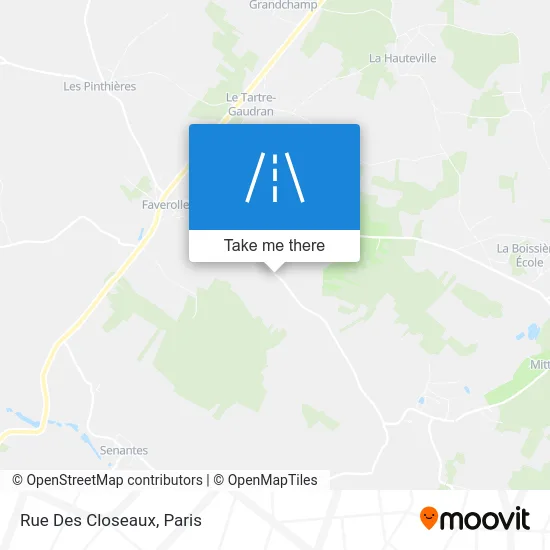 Rue Des Closeaux map