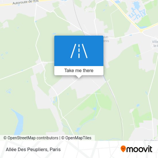 Allée Des Peupliers map