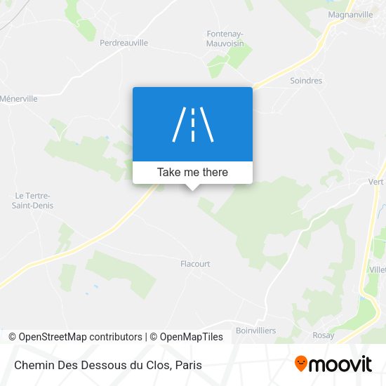 Chemin Des Dessous du Clos map