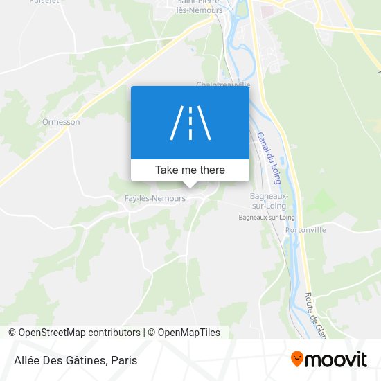 Allée Des Gâtines map