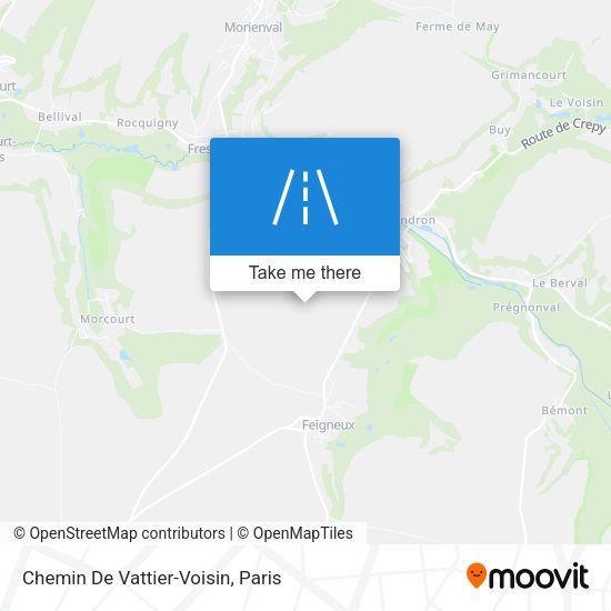 Chemin De Vattier-Voisin map