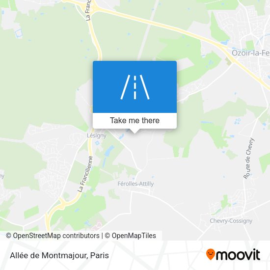 Allée de Montmajour map