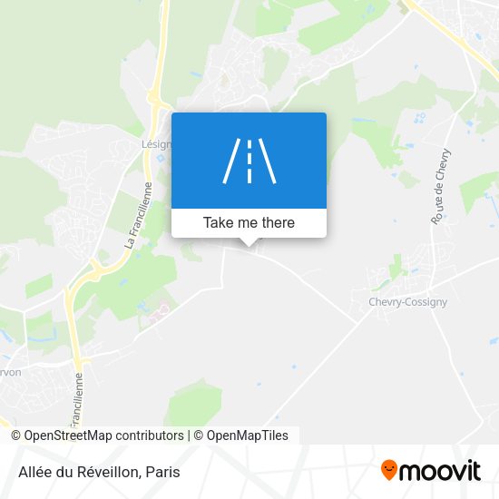 Allée du Réveillon map