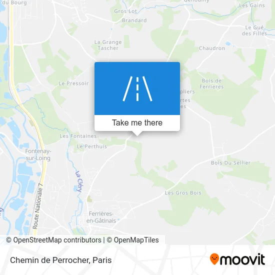 Chemin de Perrocher map