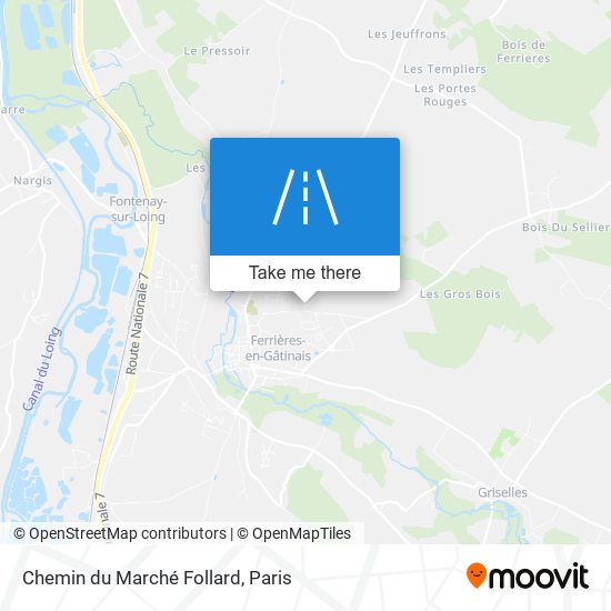Chemin Du Marché Follard map