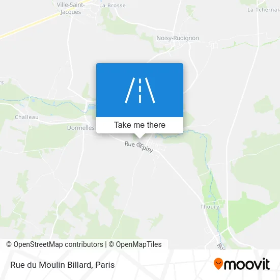 Rue du Moulin Billard map