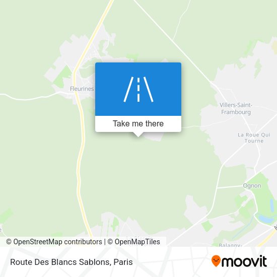 Route Des Blancs Sablons map
