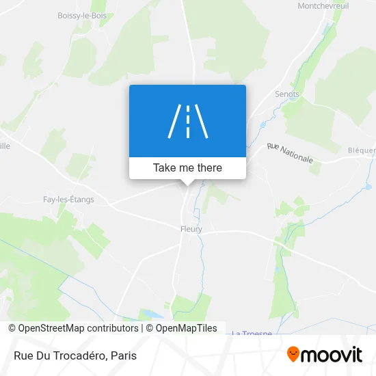 Rue Du Trocadéro map