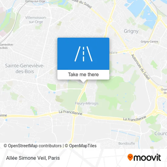 Allée Simone Veil map