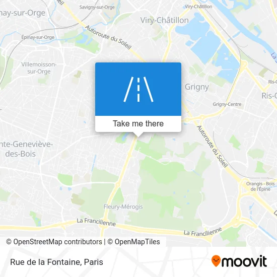 Rue de la Fontaine map