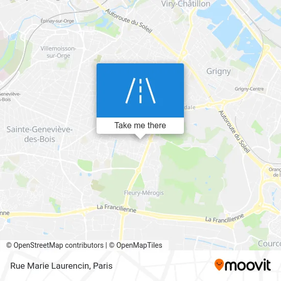 Rue Marie Laurencin map