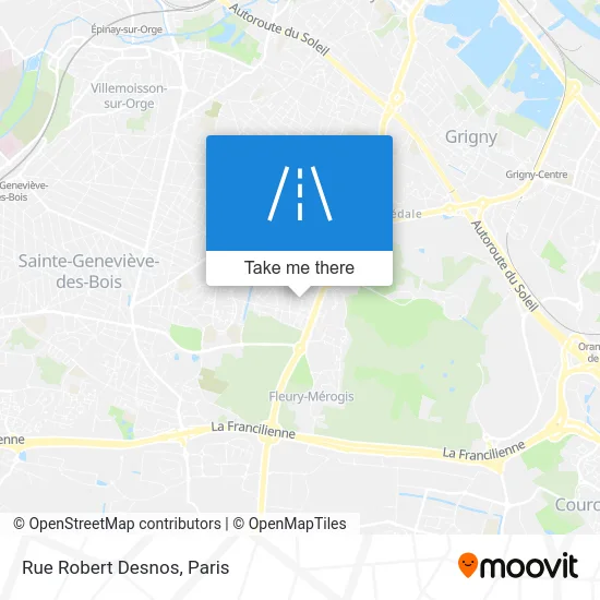 Rue Robert Desnos map