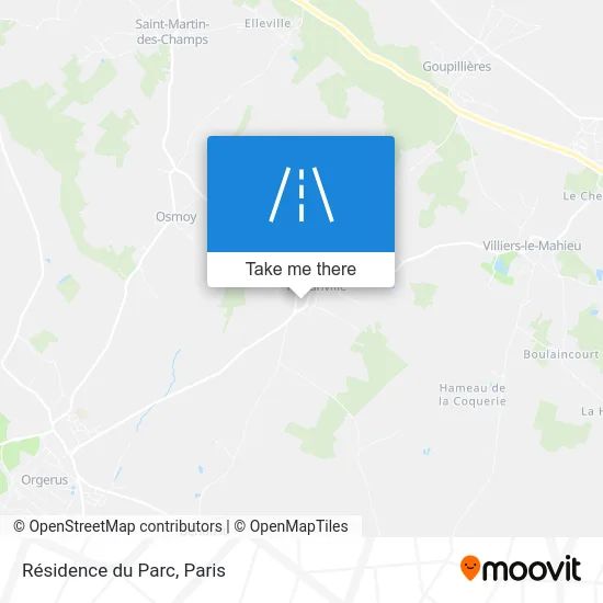 Résidence du Parc map