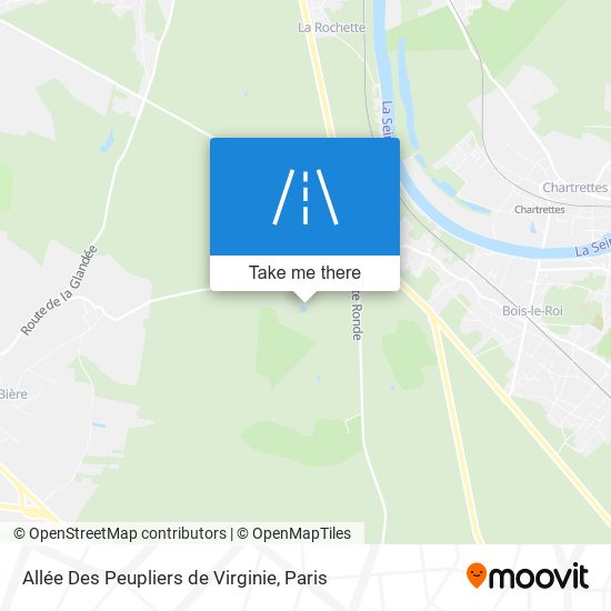 Allée Des Peupliers De Virginie map