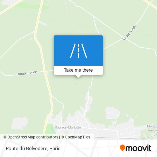 Route Du Belvédère map