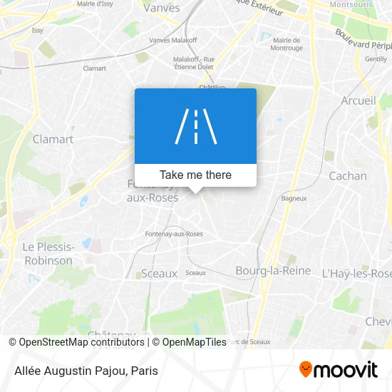 Allée Augustin Pajou map