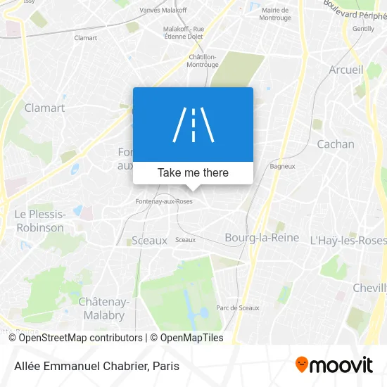 Allée Emmanuel Chabrier map