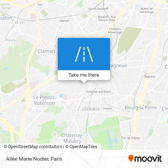 Allée Marie Nodier map