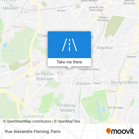 Mapa Rue Alexandre Fleming