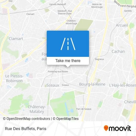 Rue Des Buffets map