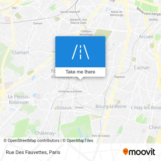 Rue Des Fauvettes map