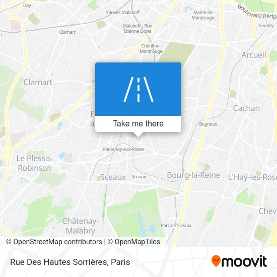 Rue Des Hautes Sorrières map