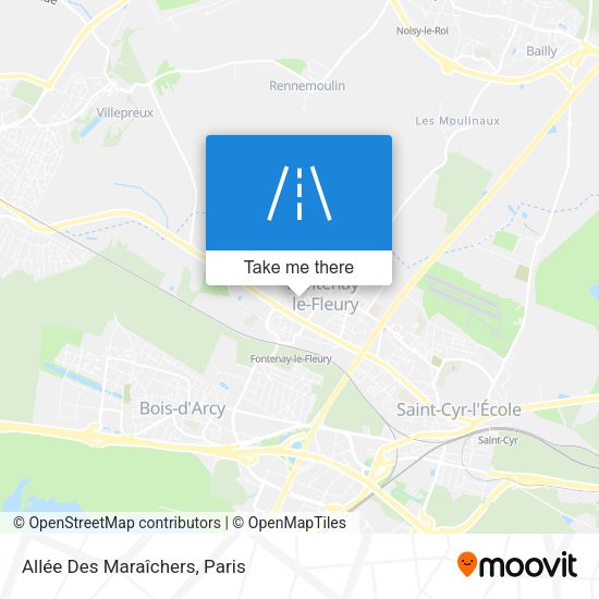 Allée Des Maraîchers map