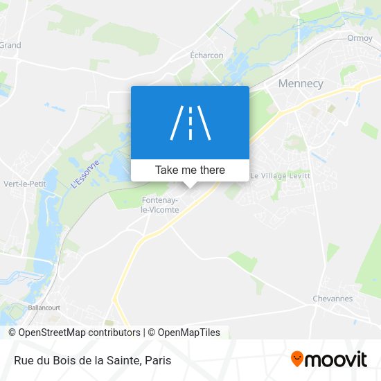 Rue du Bois de la Sainte map