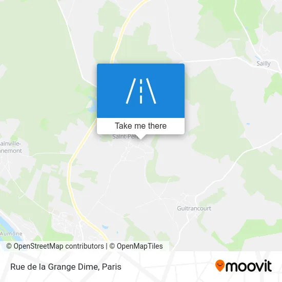 Rue de la Grange Dime map