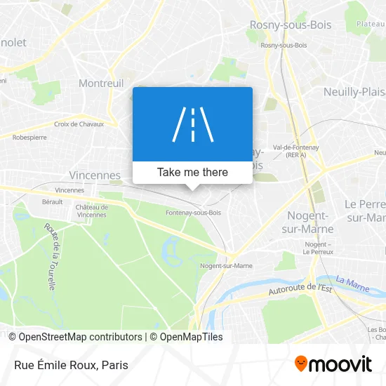 Rue Émile Roux map