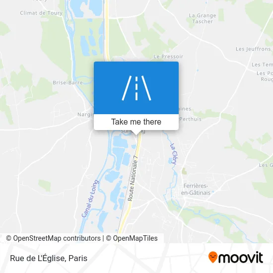 Rue de L'Église map
