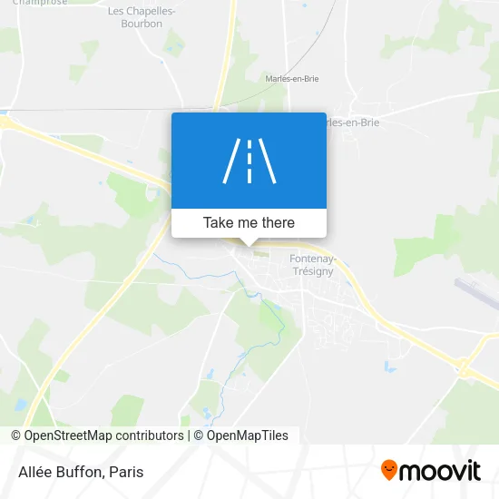 Allée Buffon map