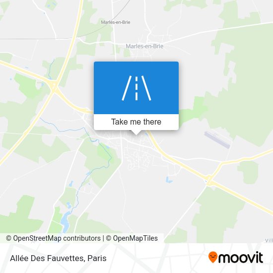 Allée Des Fauvettes map