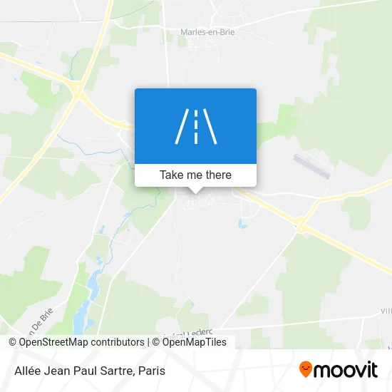 Allée Jean Paul Sartre map