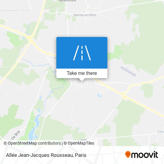 Mapa Allée Jean-Jacques Rousseau