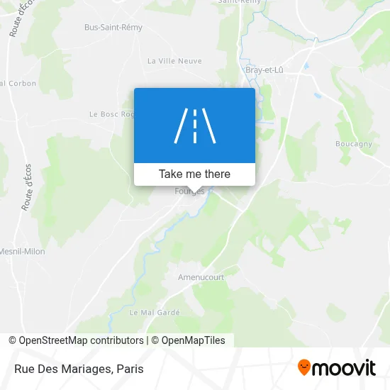 Rue Des Mariages map