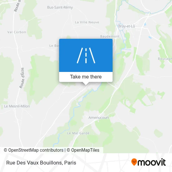 Rue Des Vaux Bouillons map