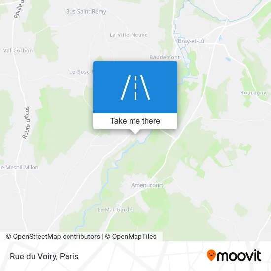Rue Du Voiry map