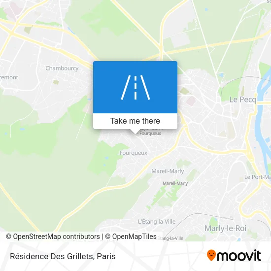 Résidence Des Grillets map