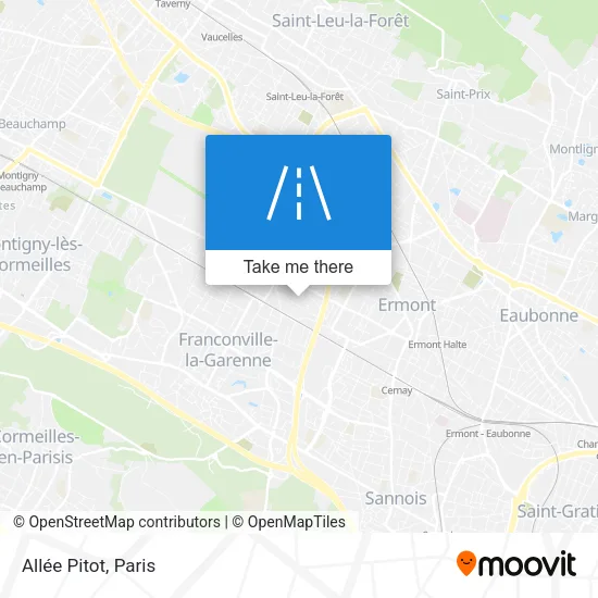 Allée Pitot map