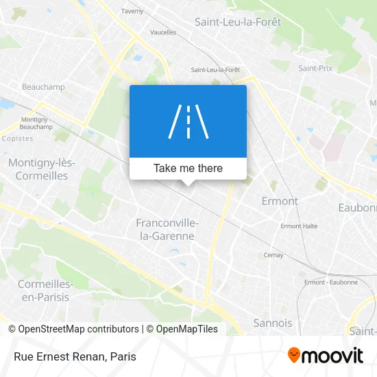 Rue Ernest Renan map