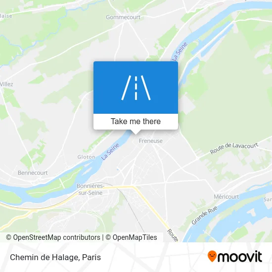 Chemin de Halage map