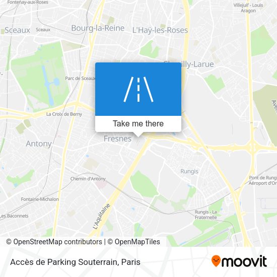 Accès de Parking Souterrain map