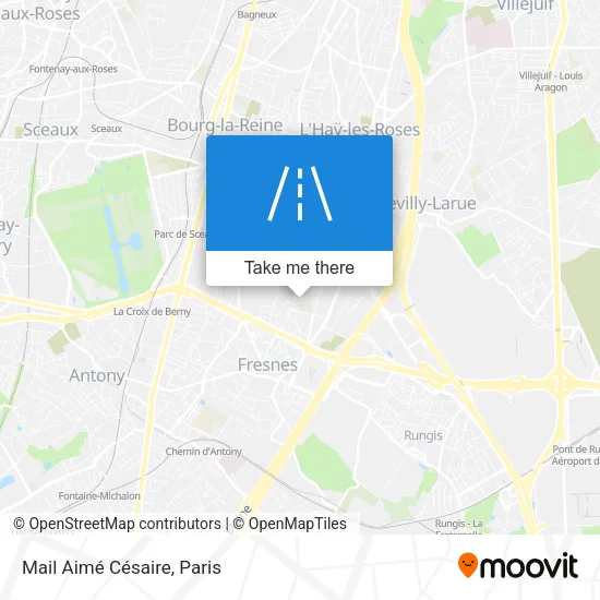 Mail Aimé Césaire map