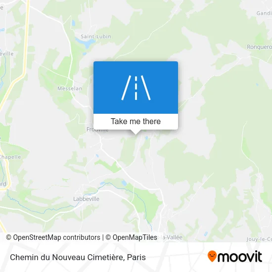Mapa Chemin du Nouveau Cimetière