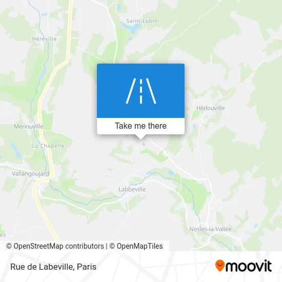 Mapa Rue de Labeville