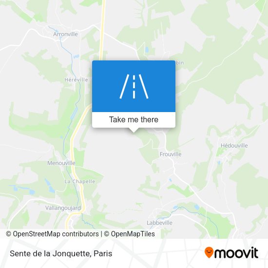 Sente de la Jonquette map