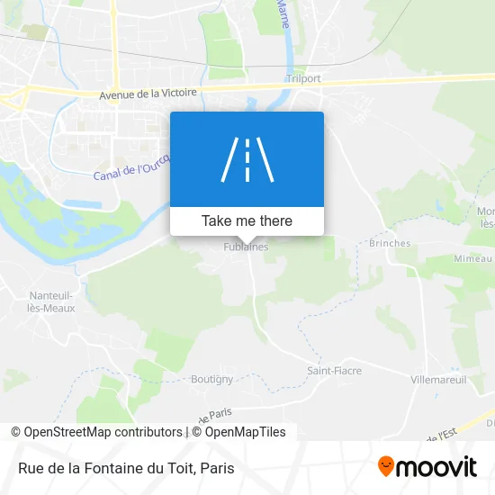 Rue de la Fontaine du Toit map